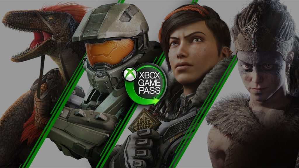 Xbox Game pass koláž