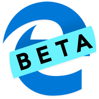 Microsoft edge beta logo