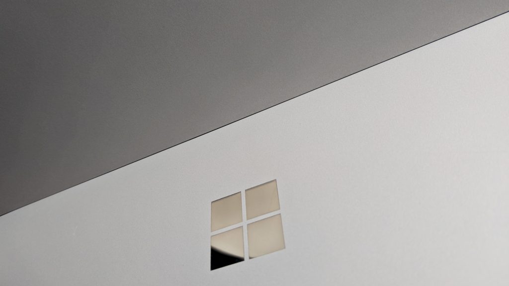Abstraktní fotka Microsoft Surface